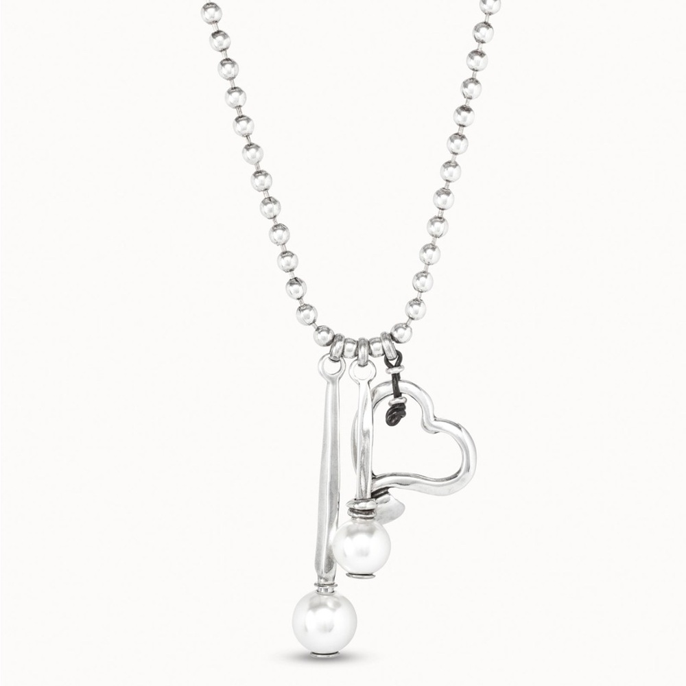 TEA IN INSTAMBUL • Uno de 50 Necklace • Silver with Pearls
